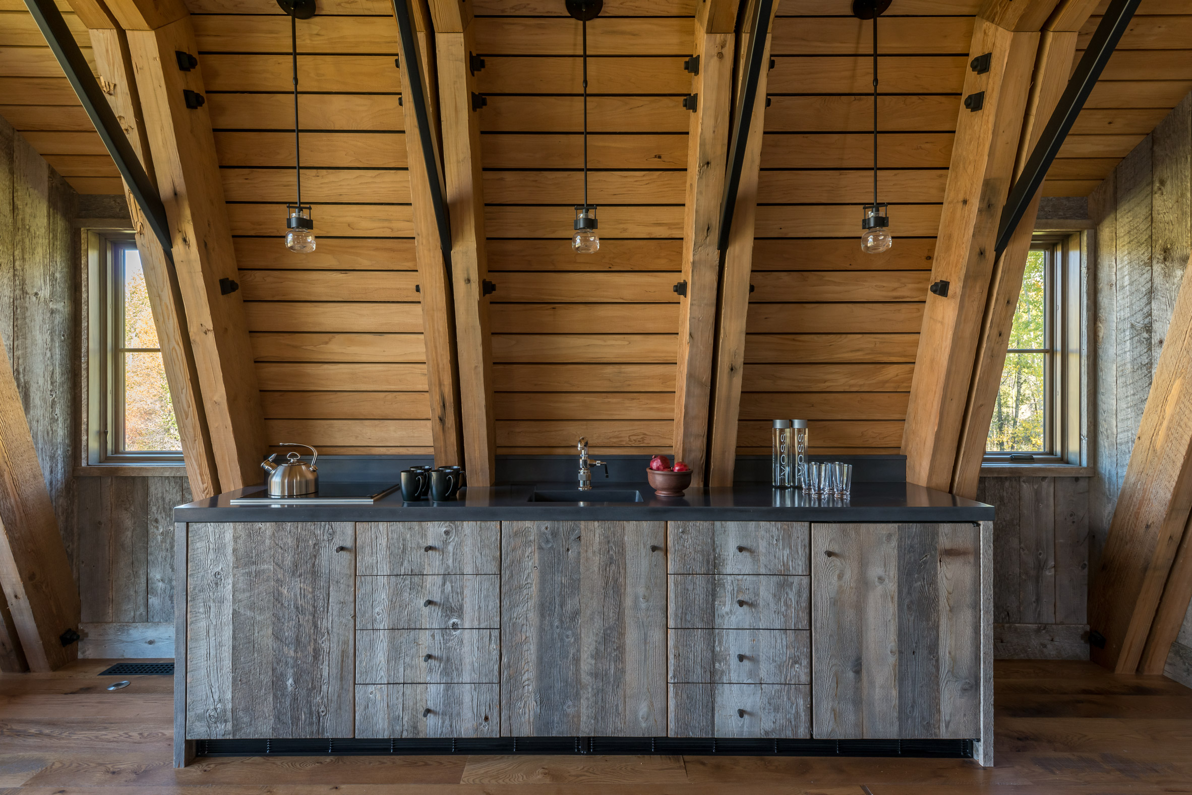 Carney Logan Burke creates barn-shaped guest house in rural Wyoming-8