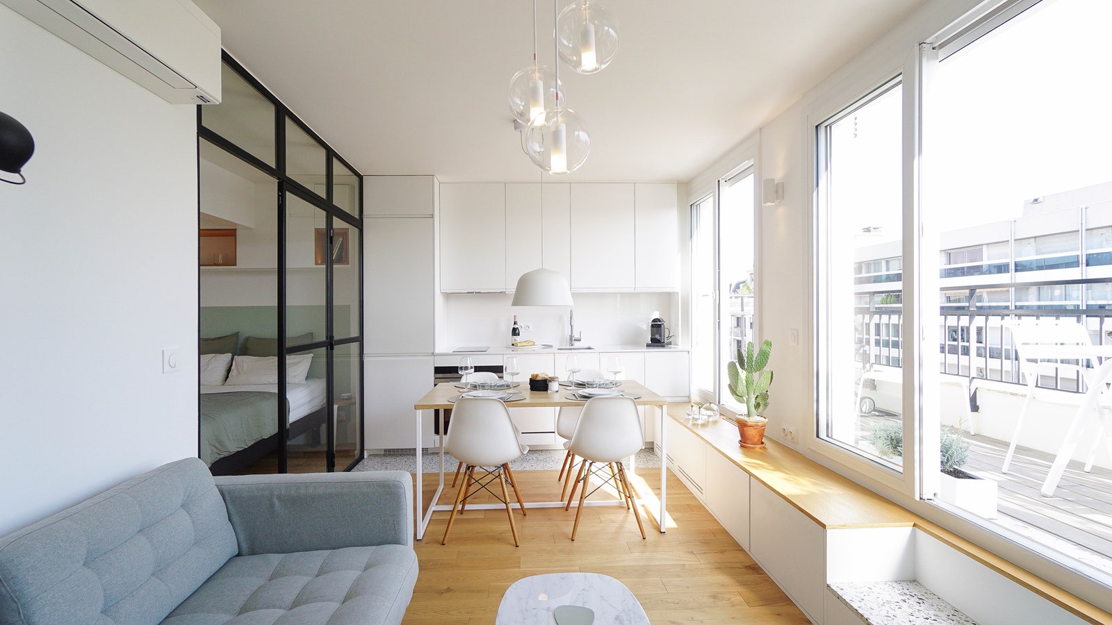 巴黎小空间公寓的惊艳室内设计-5