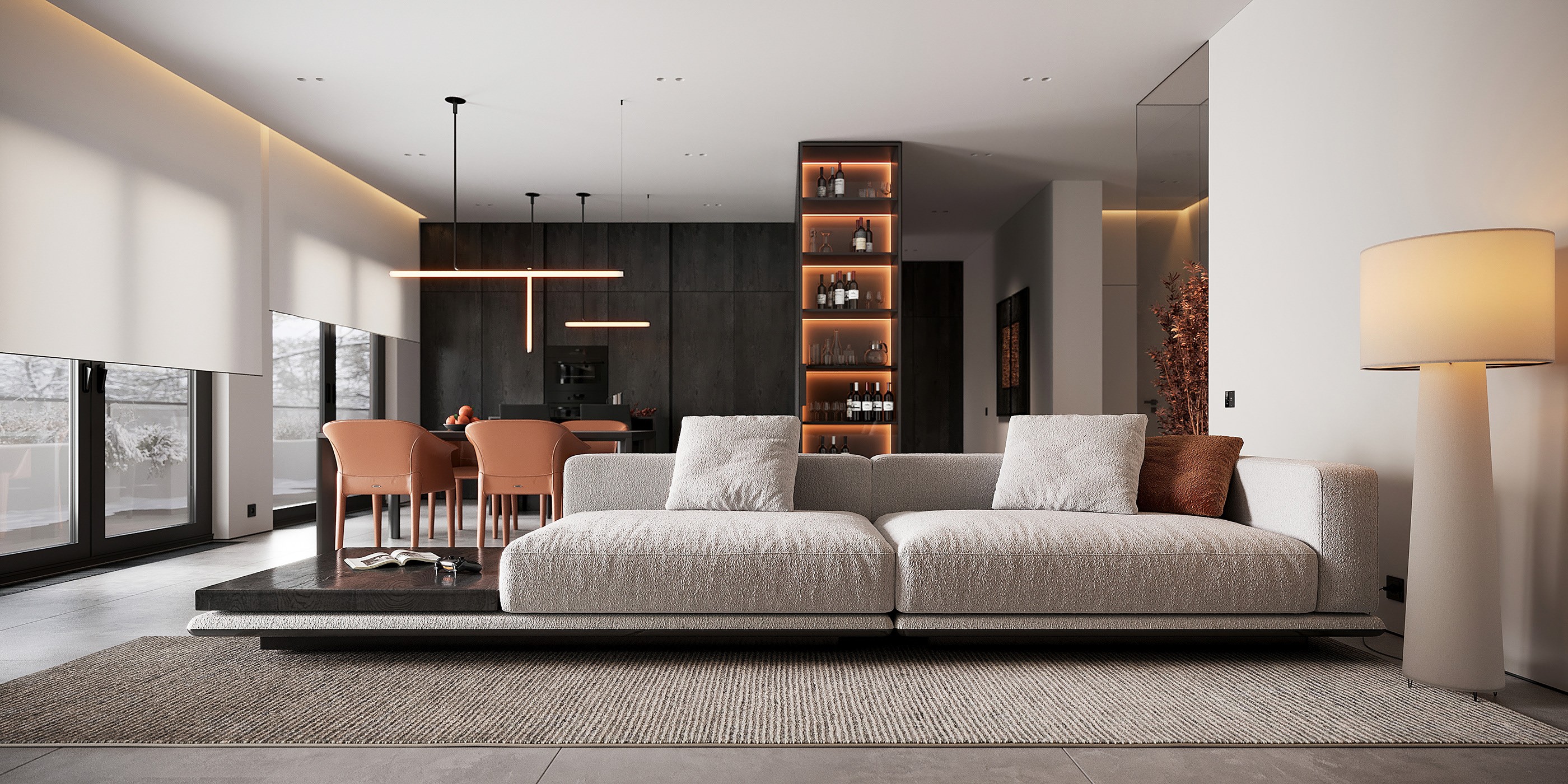 极简主义住宅项目为年轻IT人设计！-0