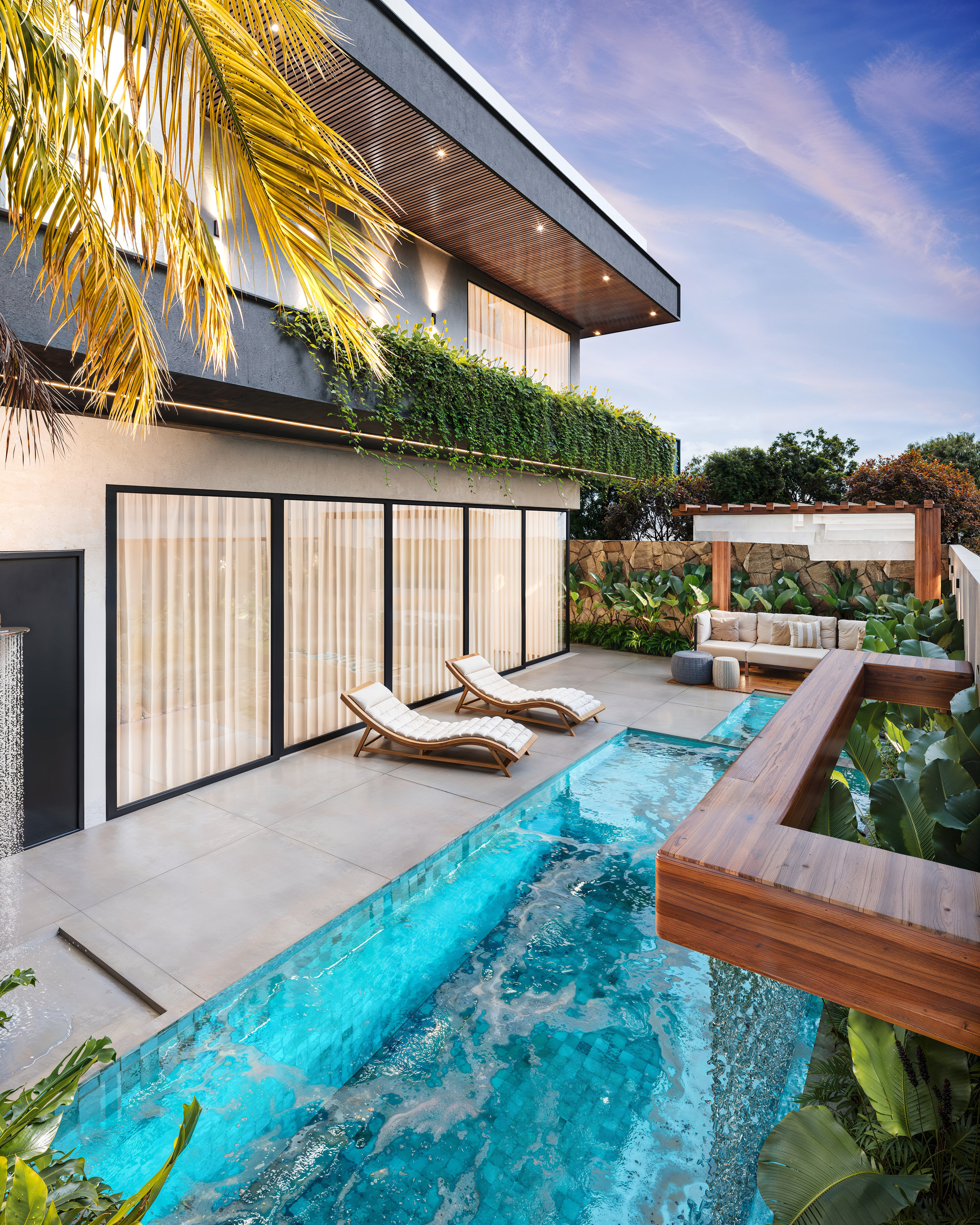 游泳池房子 I 黄昏但entardecer可能拼写有误，我不确定准确意思丨Augusto 建筑事务所-4