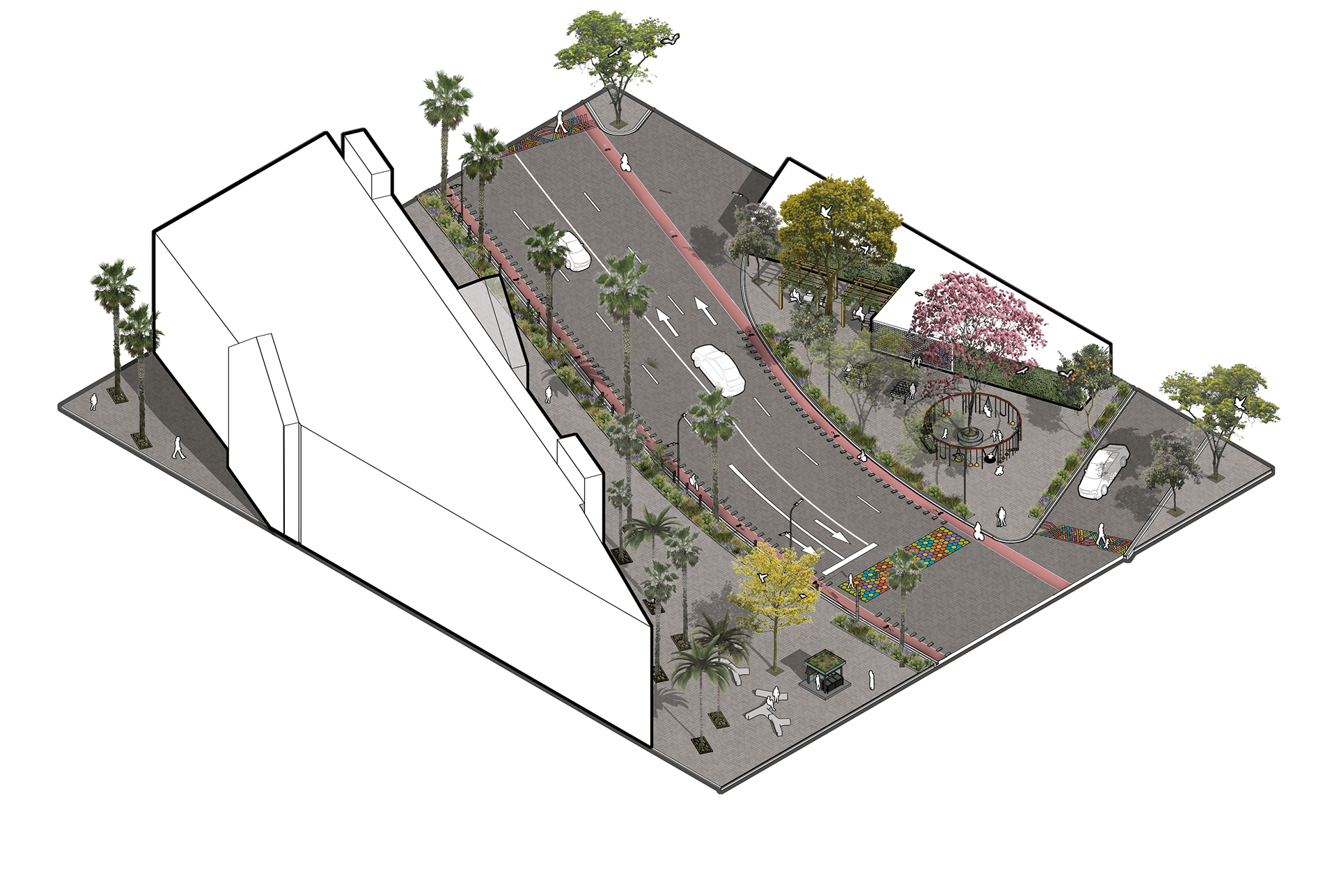 Barranquilla 城市复兴与绿化竞赛丨哥伦比亚丨SCINCO Arquitectas y Arquitectos-18