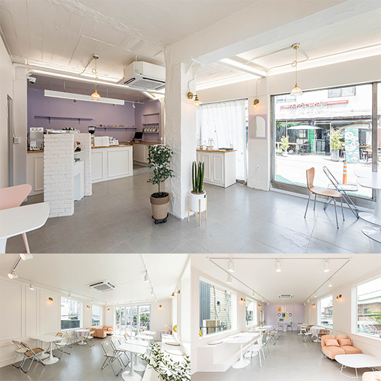 简约白调 40 平公寓 咖啡厅式家居空间-1