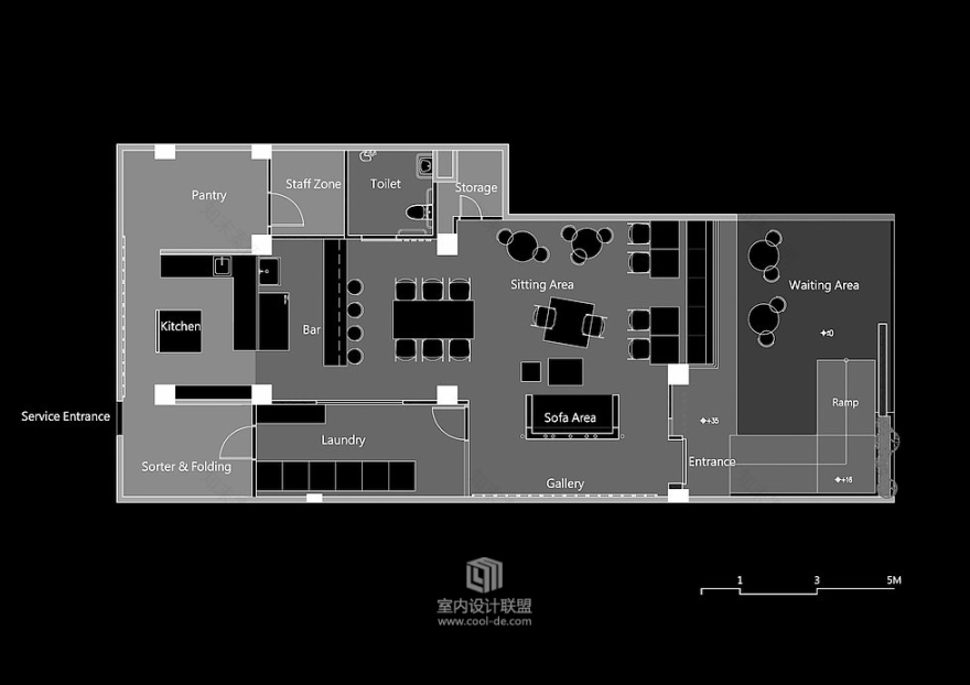 台北丰墨设计--“特别”的咖啡厅兼洗衣房-33