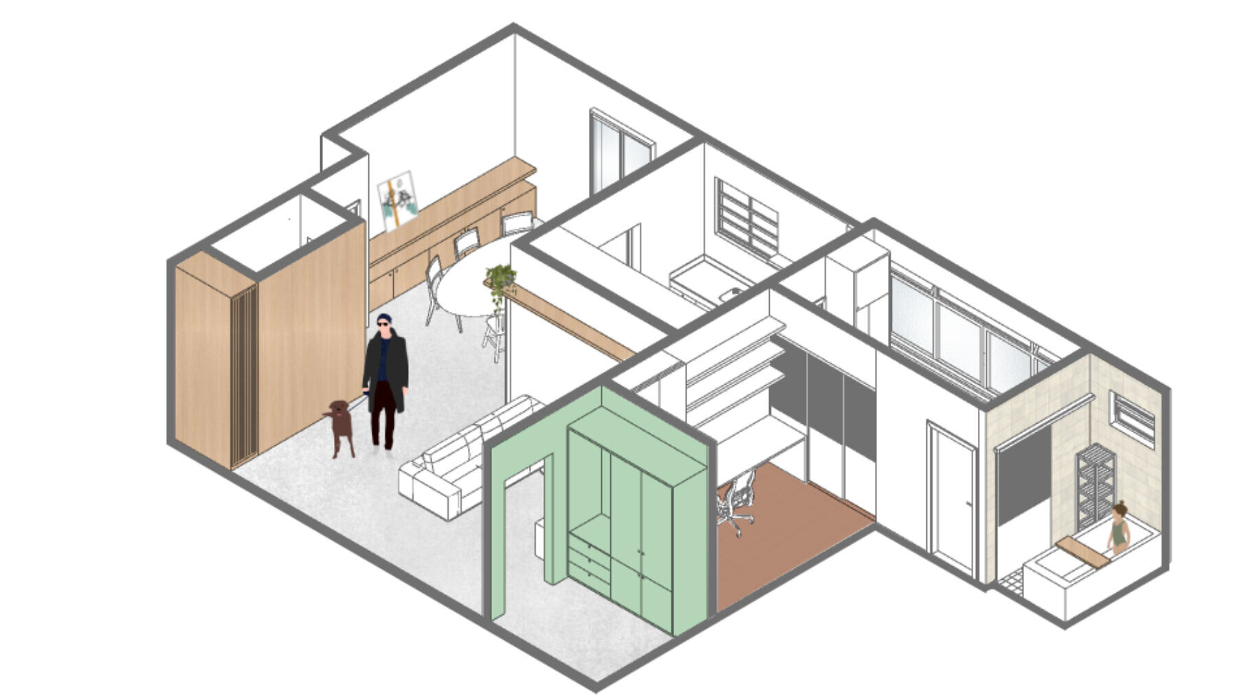 温馨雅居 | 巴西圣保罗市的 MATÚ Arquitetura 公寓设计-28