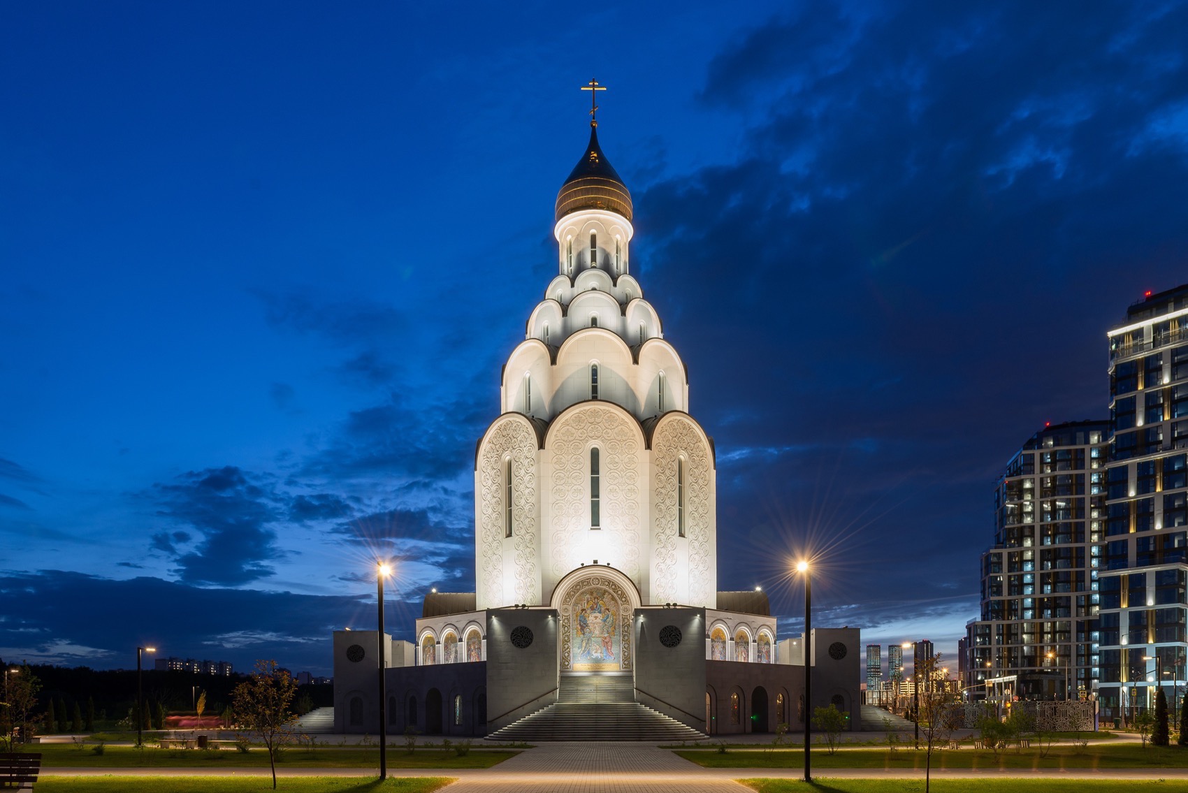 Tushino教堂照明设计丨俄罗斯莫斯科丨СПИЧ,SPEECH(建筑设计),QPRO(照明设计)-29