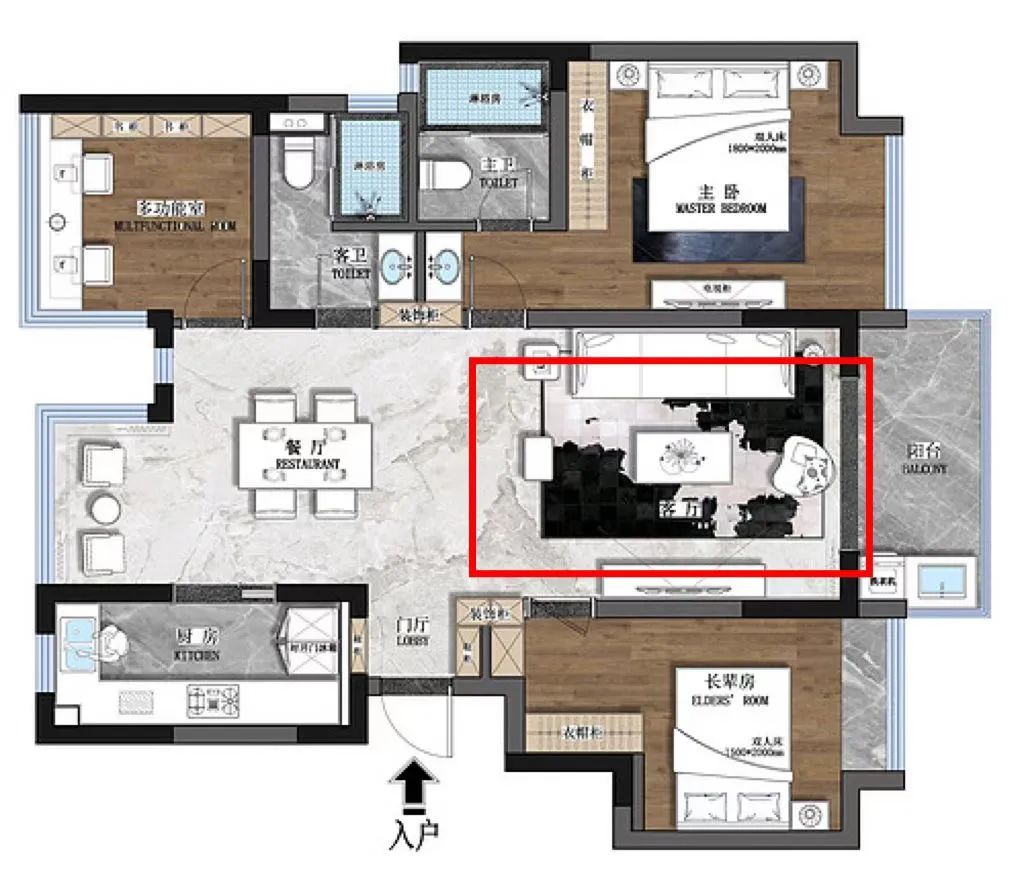 150㎡现代简约风，一个会呼吸的家-54