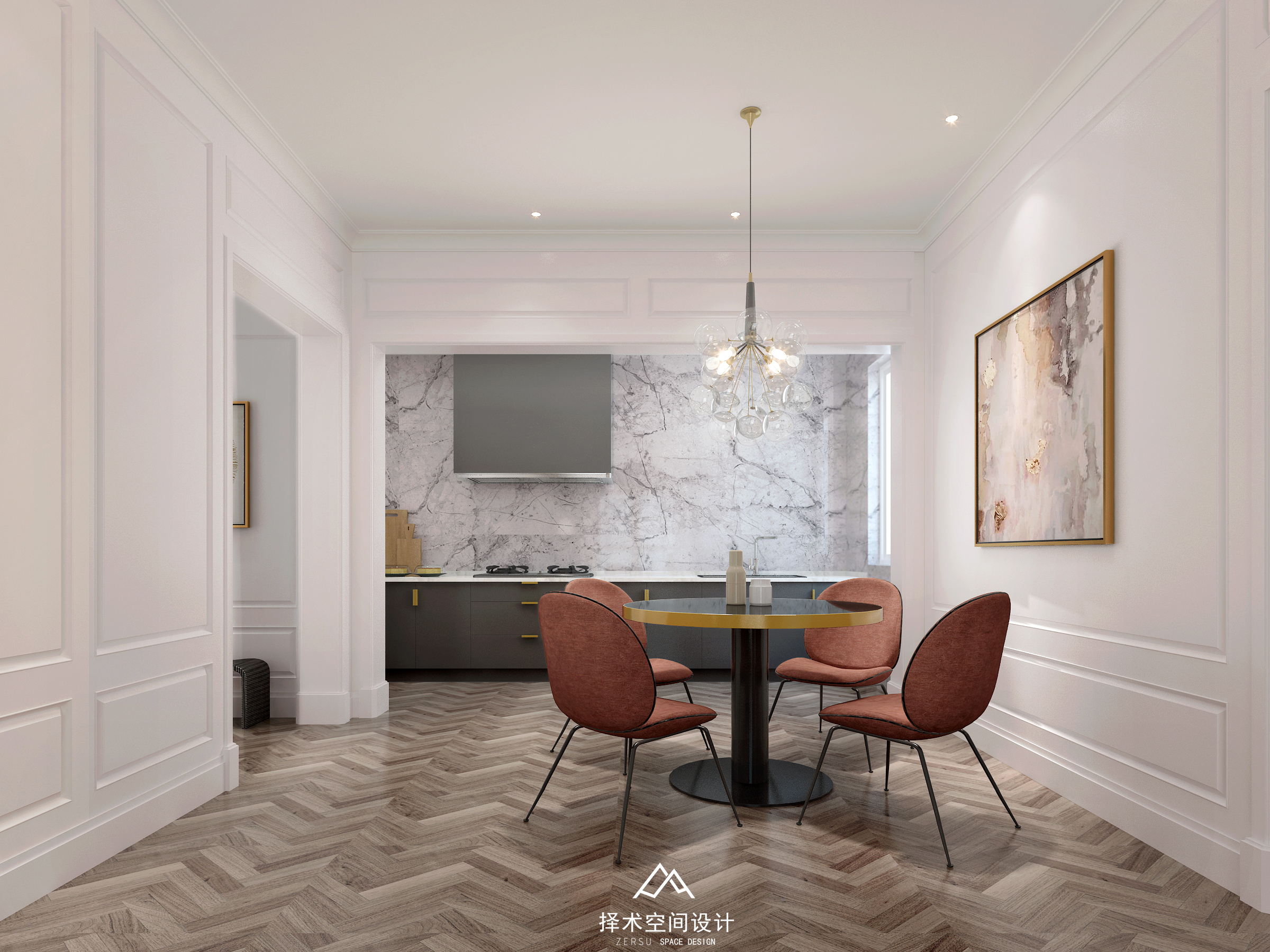 财信时光里｜适合的才是最美的——中小户型简欧风-2