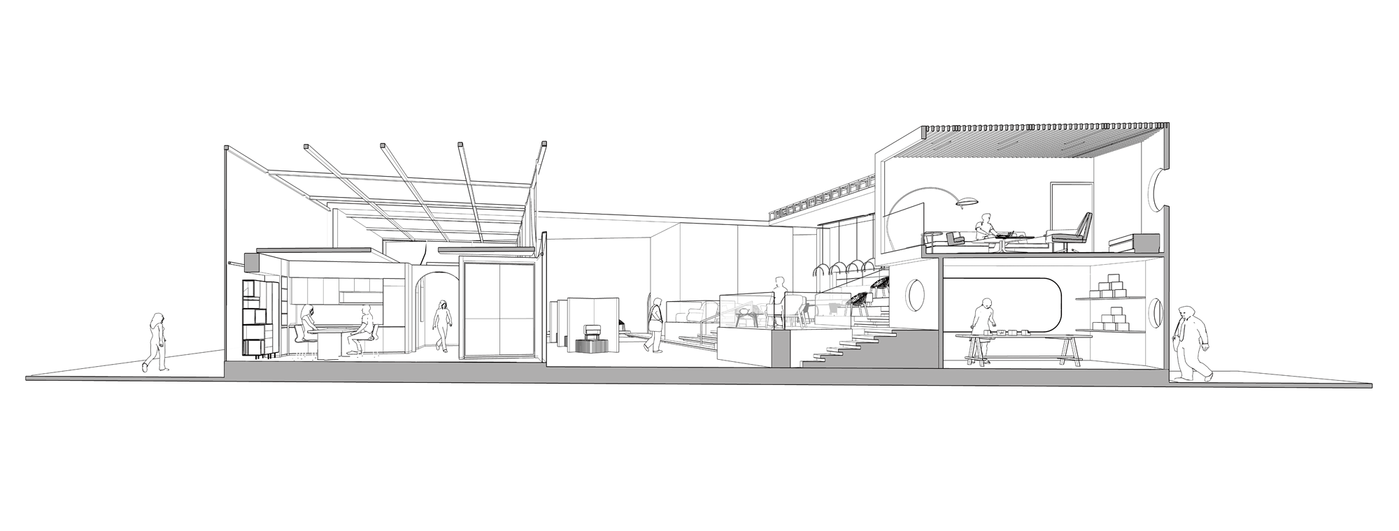 红苹果深圳国际家具展馆丨中国深圳丨竹工凡木设计研究室-41