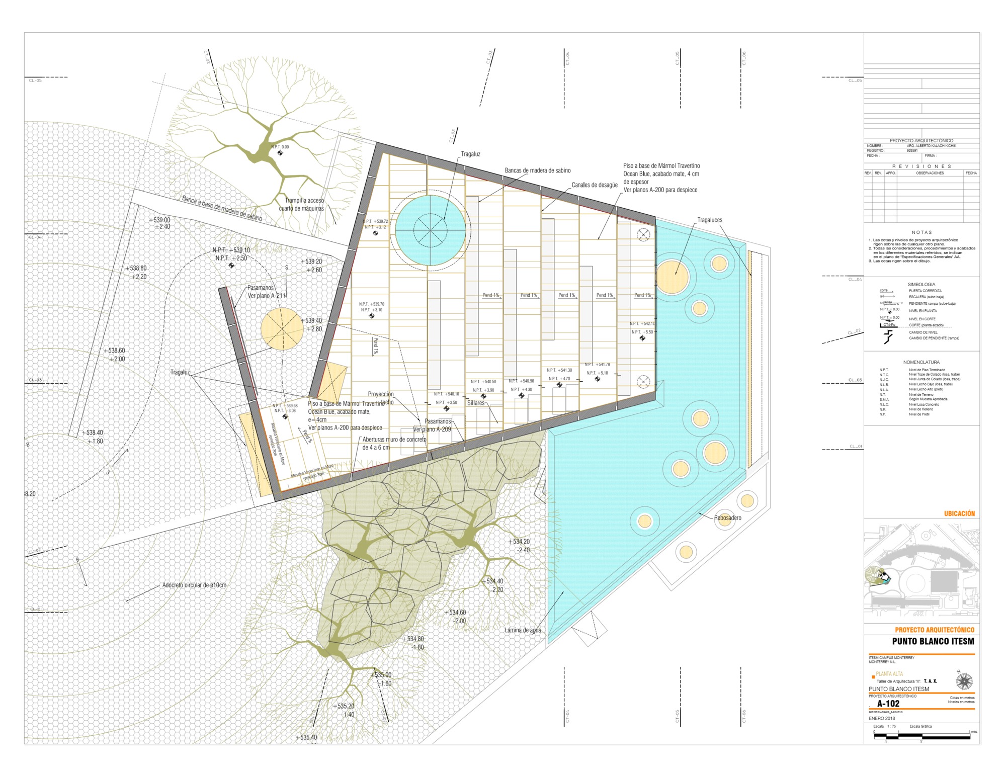 Reflection Space TEC / Taller de Arquitectura X / Alberto Kalach-10