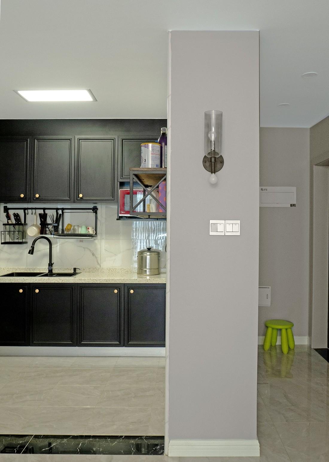 五口之家厨房改造,小餐厅变大圆桌-5