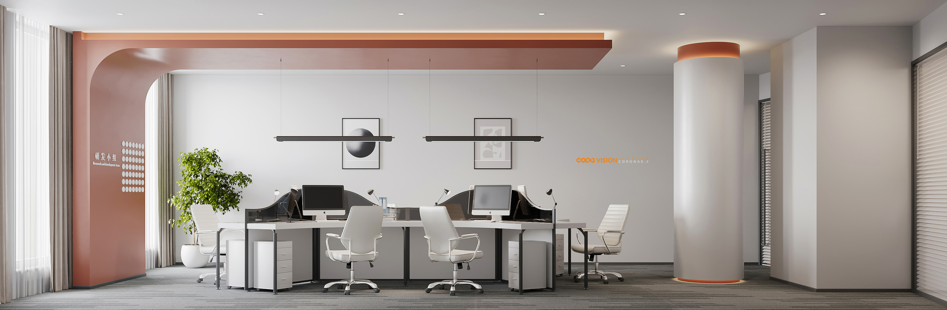 2022 年中下旬工装效果图表现作品丨靠背视觉-38