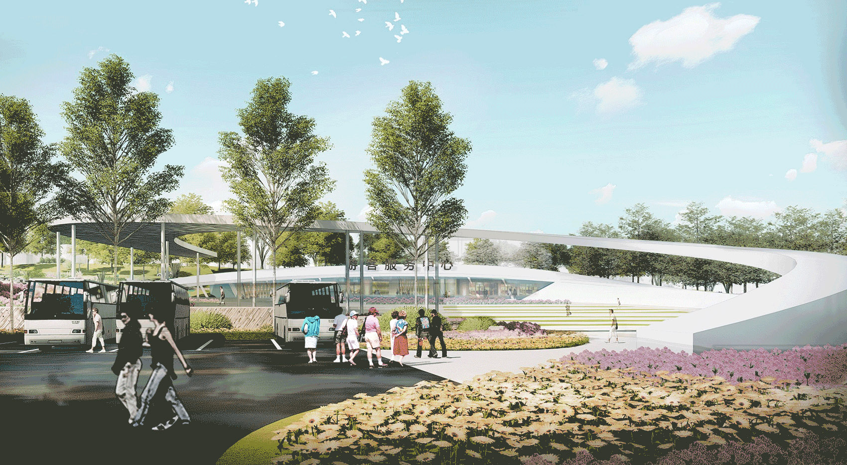 梅河口浪漫花海公园丨中国吉林丨麦田景观-83