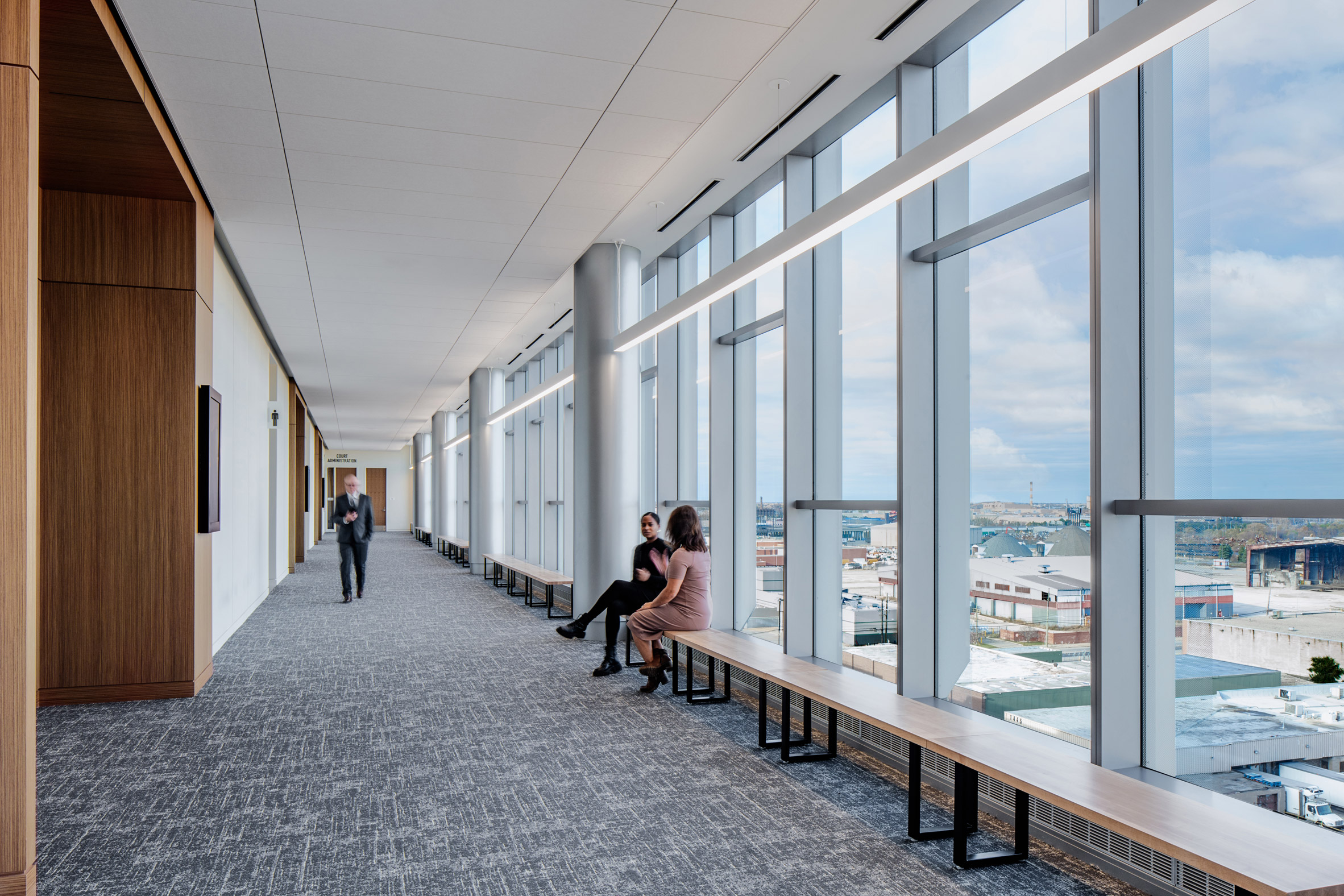 韦恩县刑事司法中心丨美国底特律丨HOK建筑事务所-27