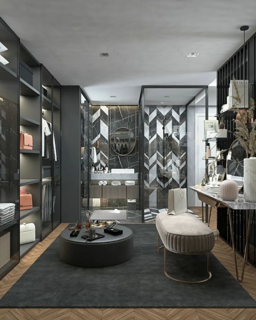 180㎡现代都市公寓丨Cihan Studio-45