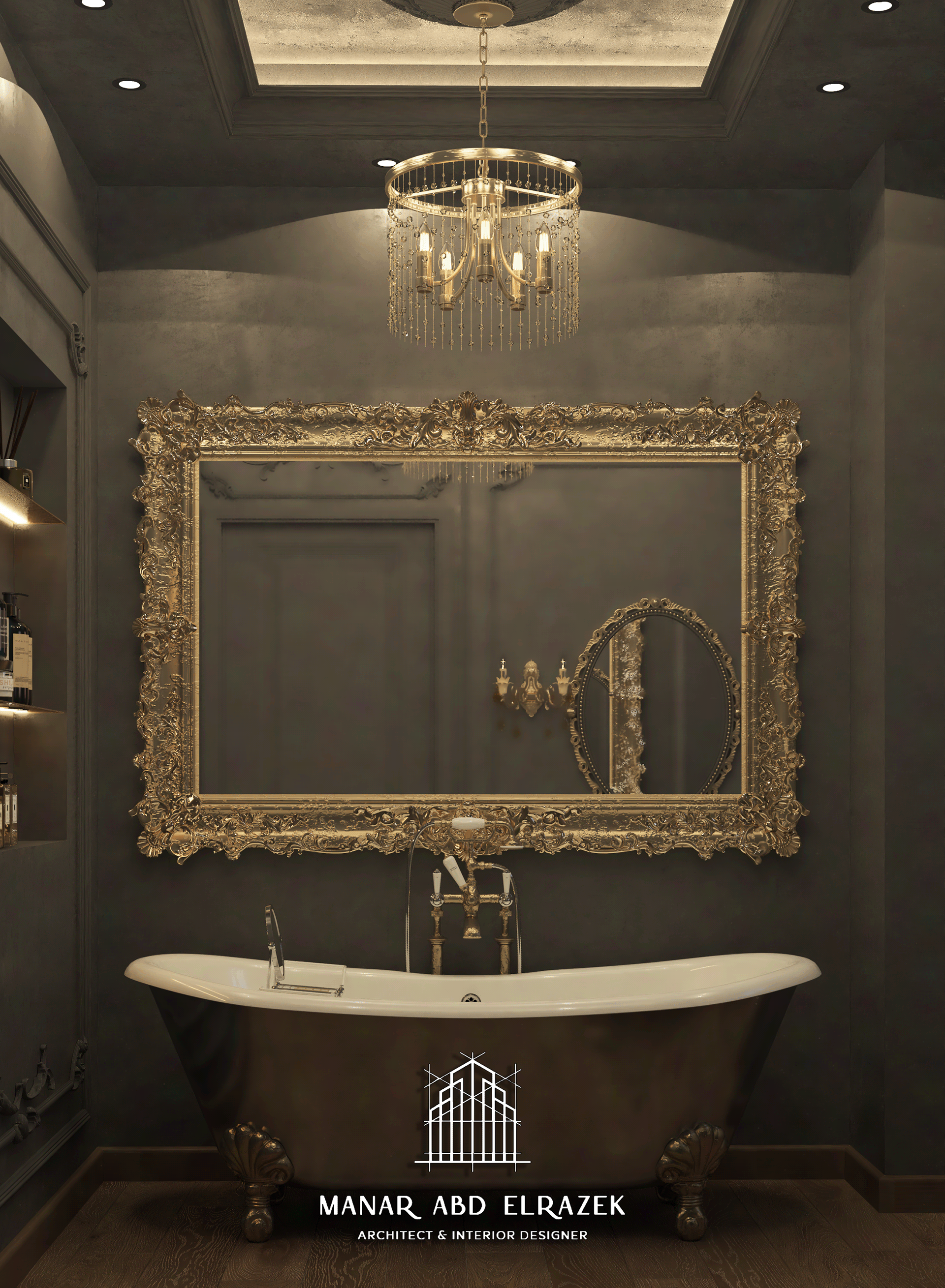 哥特女孩卧室丨卡塔尔多哈丨True Home Company-23