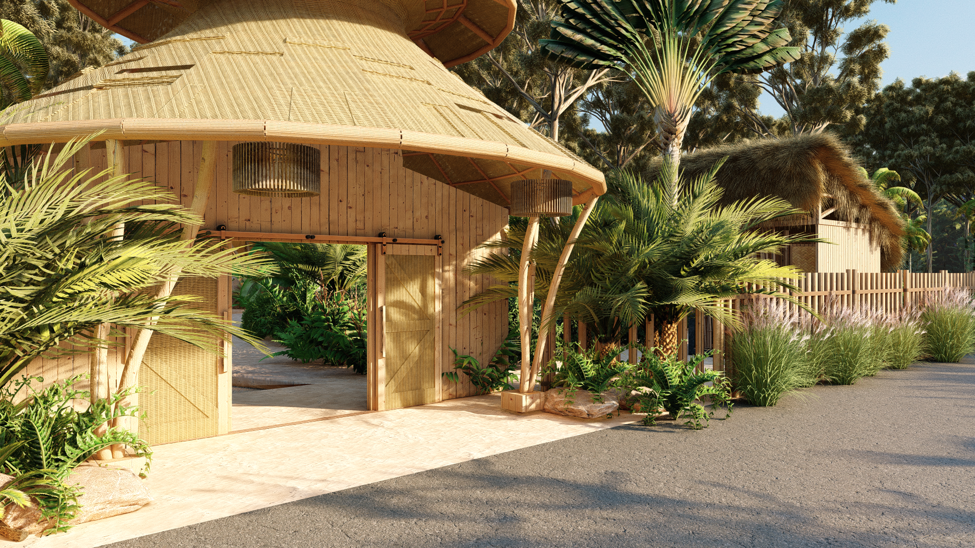 PROJECT _ LONG HAI ECO RESORT _ GATE ENTRANCE-1