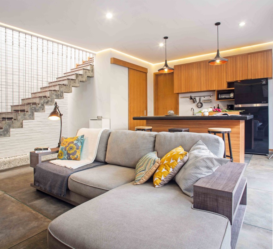 印尼西雅加达 150 平米砖房 | 轻质砖与混凝土的巧妙结合-59