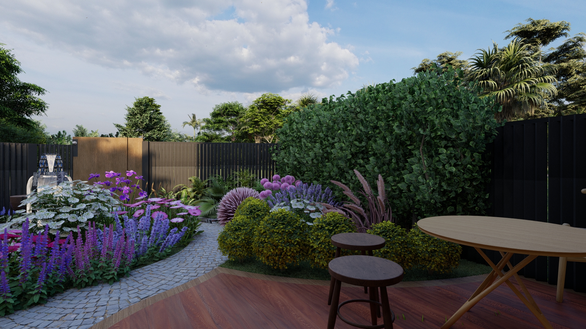 Landscape Design For Backyard In England-4