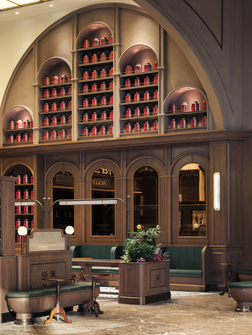 南洋风与中式茶的奇妙碰撞 · 裕莲茶楼新空间丨中国西安丨YEAPLAB-22