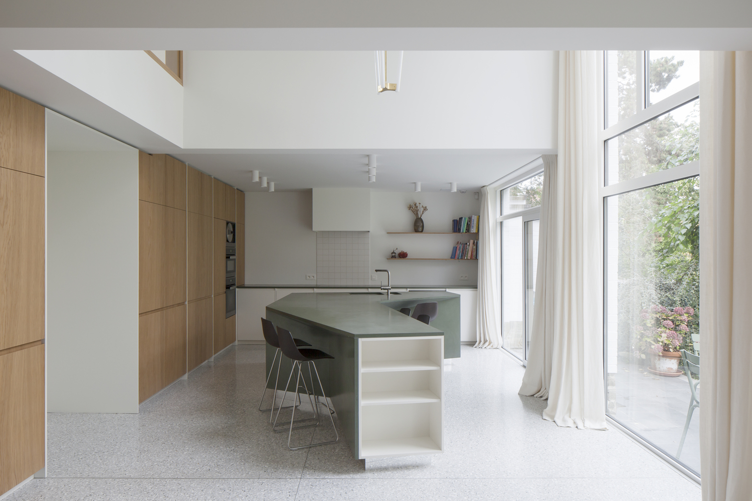 比利时 Kortrijk 住宅改造丨Luchtschip Architectuur-16