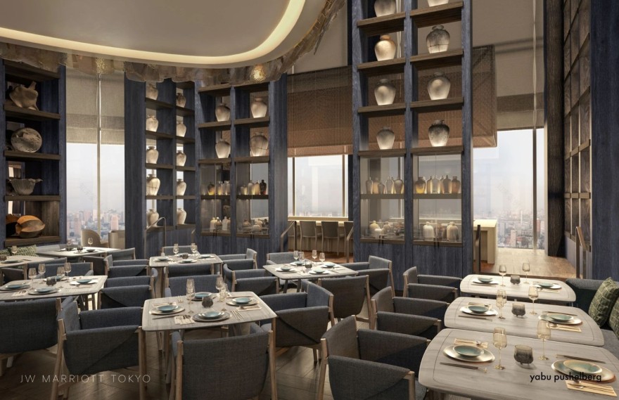 东京JW万豪酒店丨日本东京丨Yabu Pushelberg事务所-12