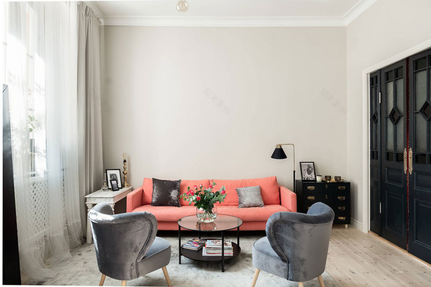 "斯德哥尔摩 42㎡小公寓,超高层高搭配复古风设计"-10