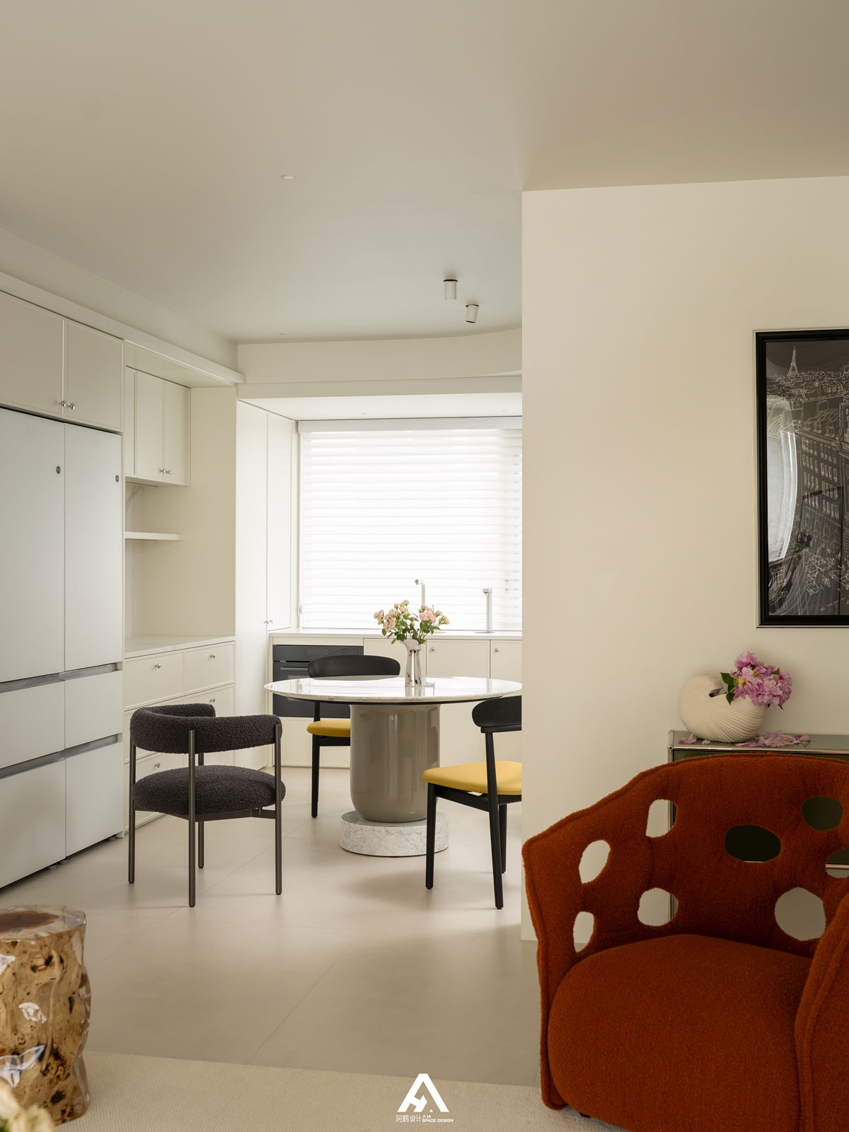 自带清凉感的家,淡彩绿意丨南昌阿鹤设计-19