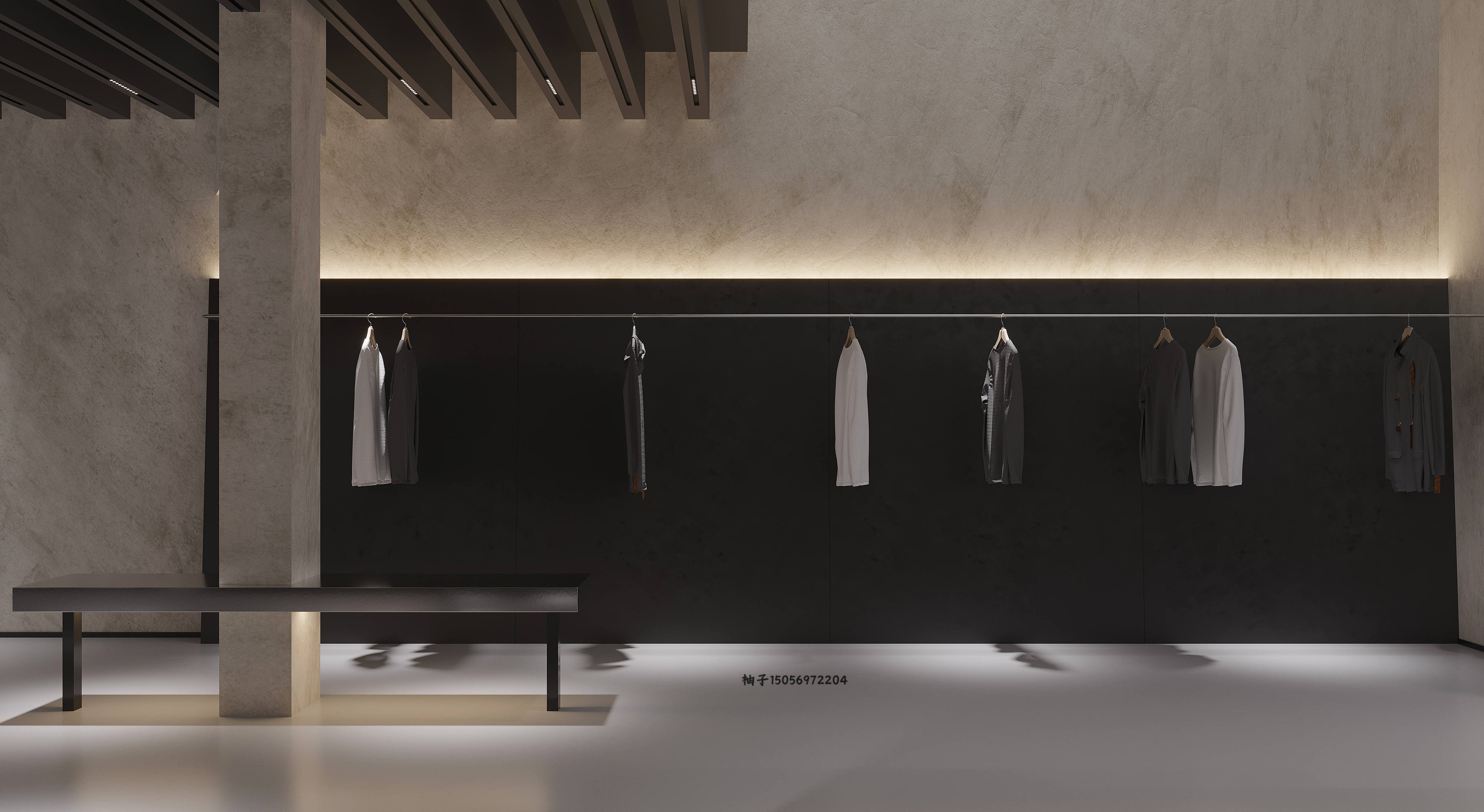 男装店效果图，既简单又有格调-6