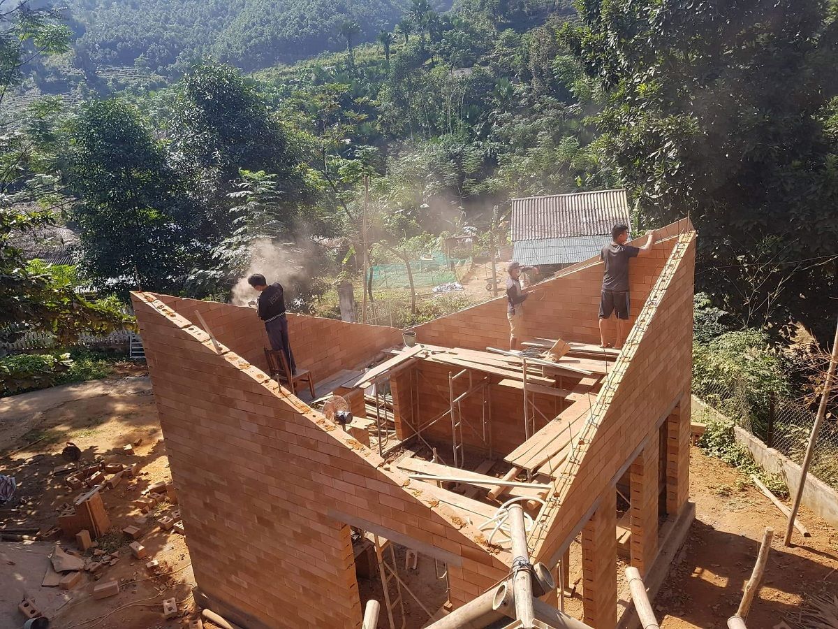 北越山区里的多元文化学校 · Đao 学校环保设计-15