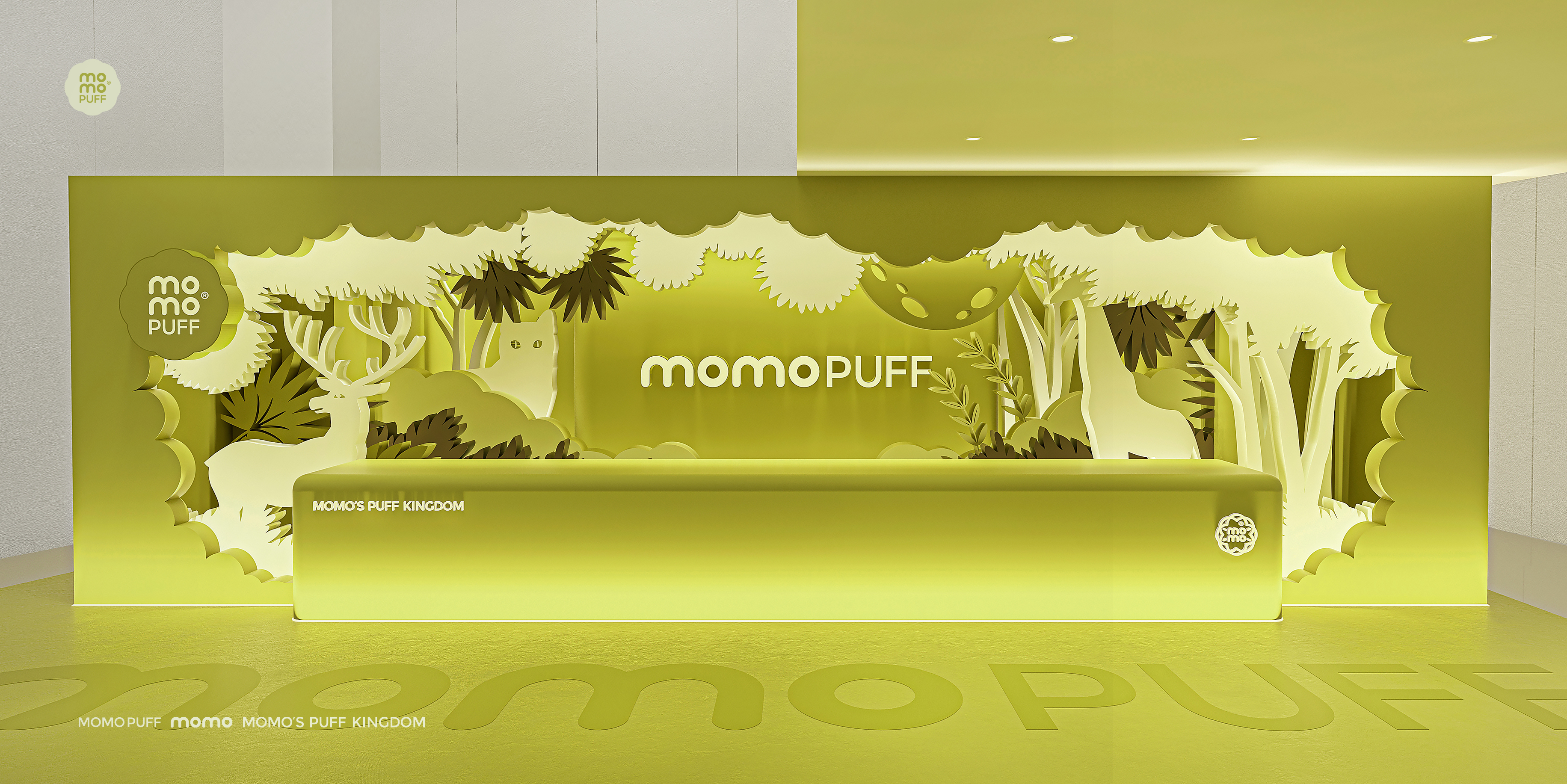 MOMOPUFF 主题店设计（剪纸风）-22