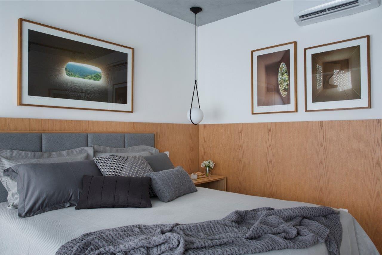 巴西 Flat 公寓 | 蓝色调的现代舒适住宅设计-5