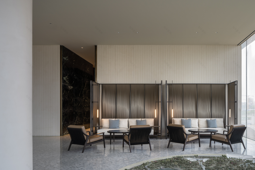 东莞悦府城市展厅丨中国东莞丨水相设计-77