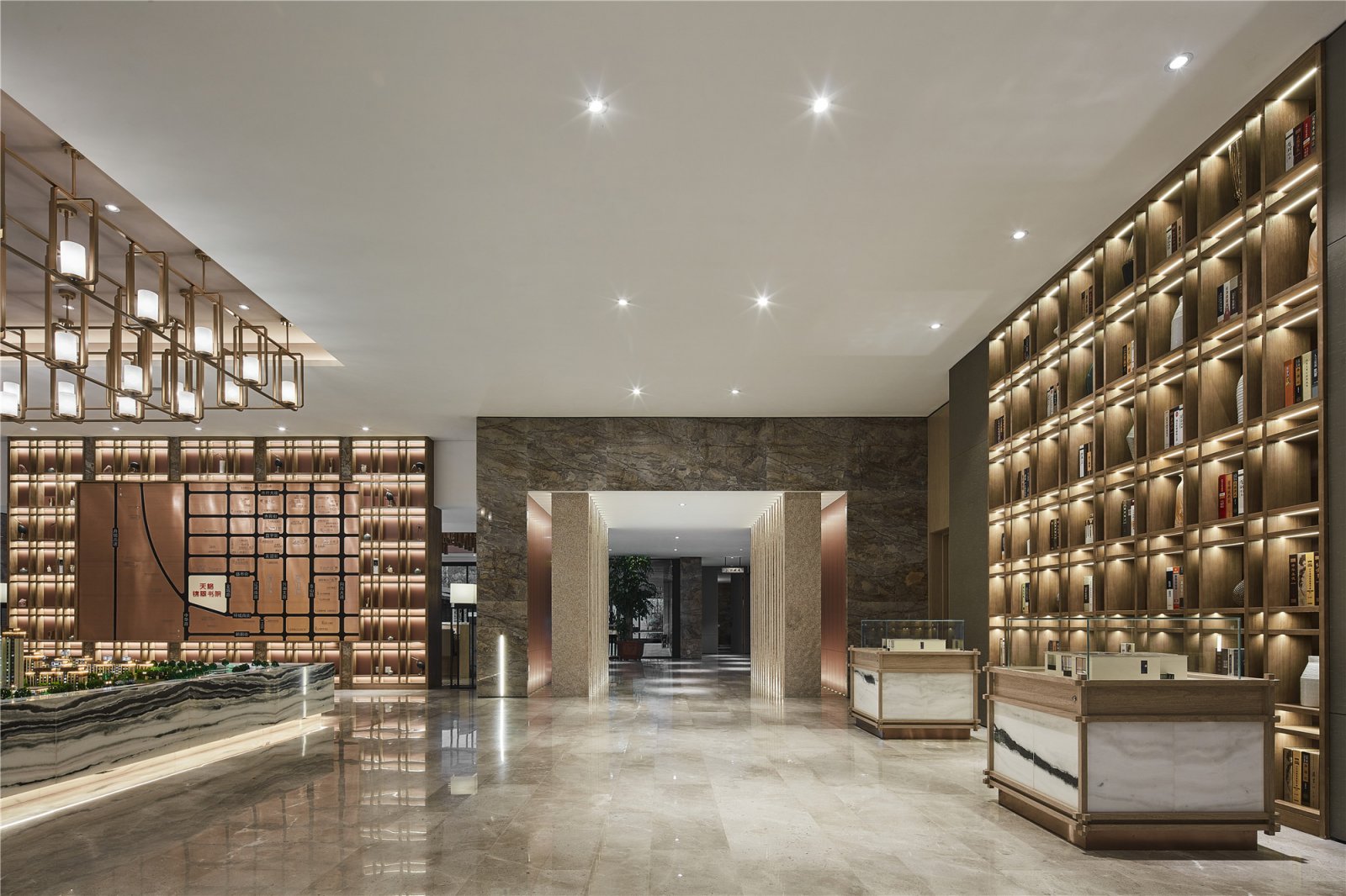 盘锦天格·锦翠书院双拼合院售楼处丨中国盘锦丨沈阳翡冷翠装饰工程有限公司-15