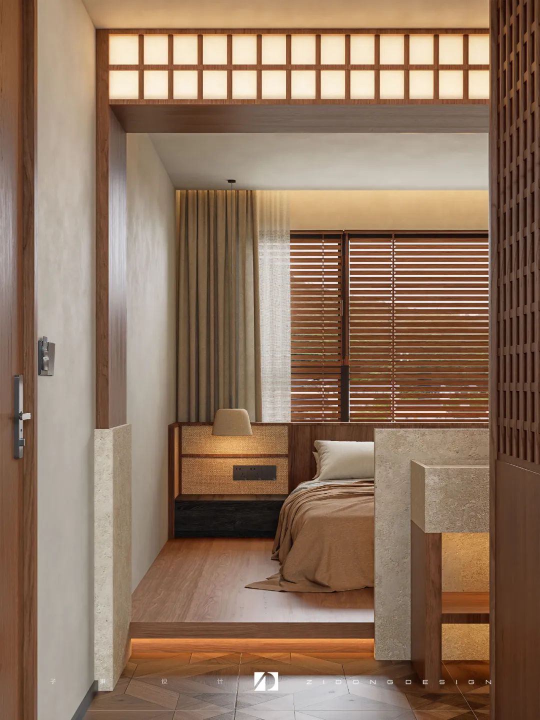 民宿项目:在原木与光影间寻“闲”意丨中国舟山丨子東设计事务所-46