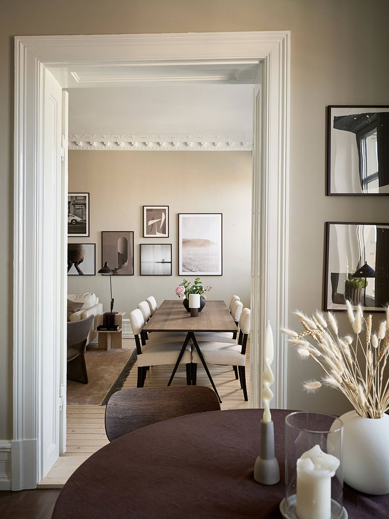 瑞典 19 世纪公寓的时尚典雅设计-10