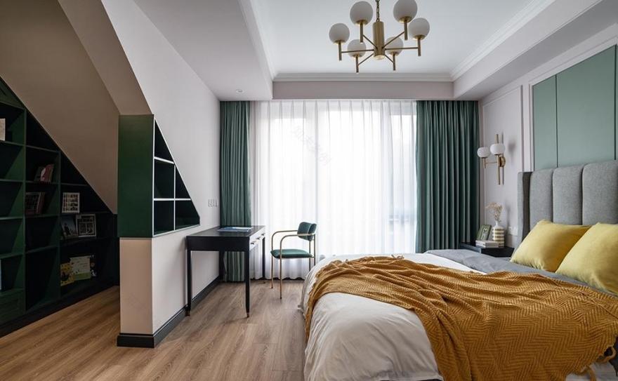 幸福格色平层设计 | 阖家欢享的温馨空间-46