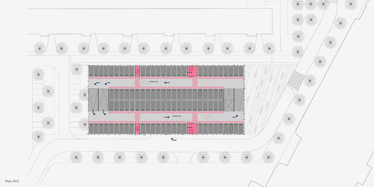 Parking silo au cœur d'un grand ensemble - CoCo architectureCoCo architecture-4