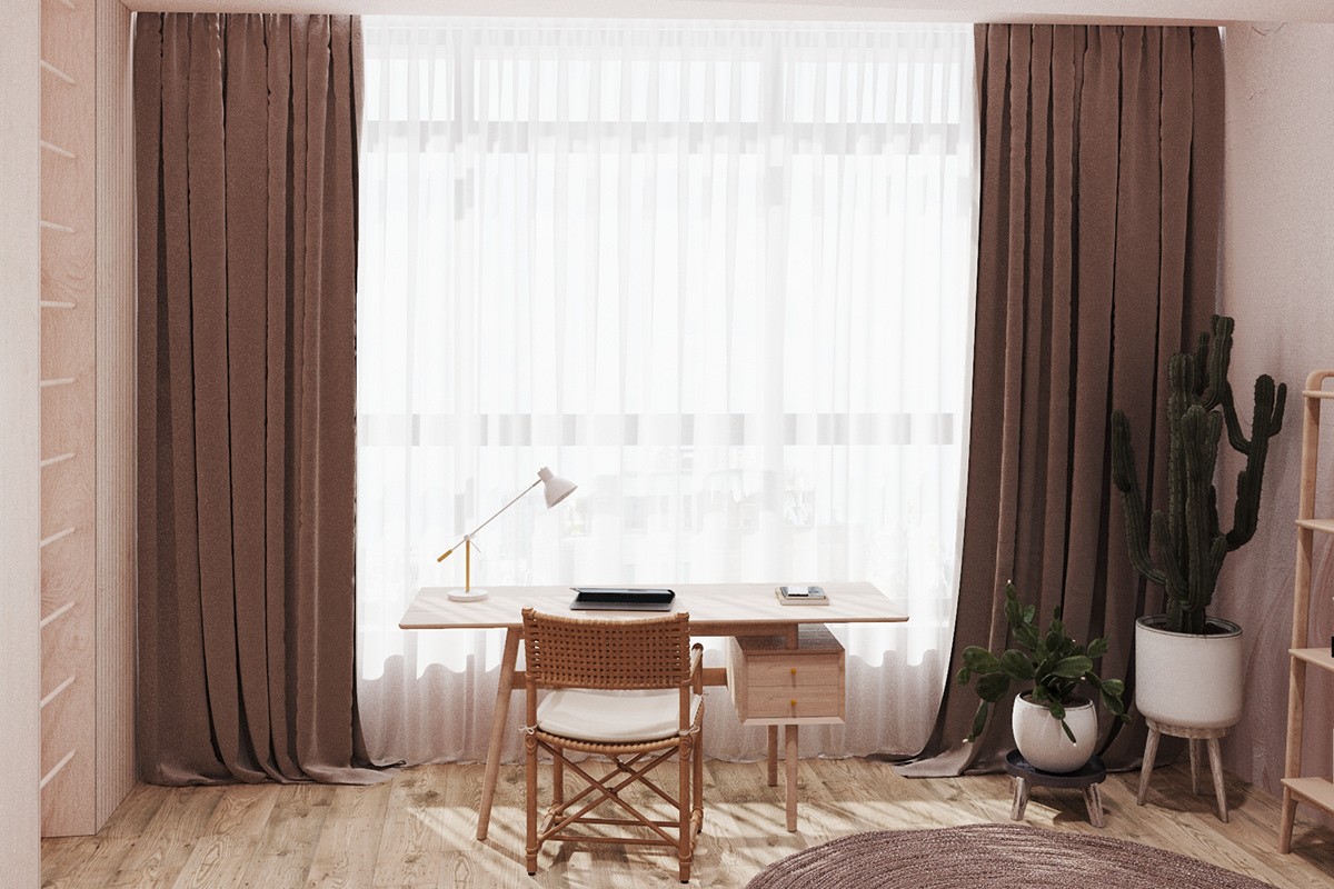 110m2空间设计--自然元素，温馨又高级！-17