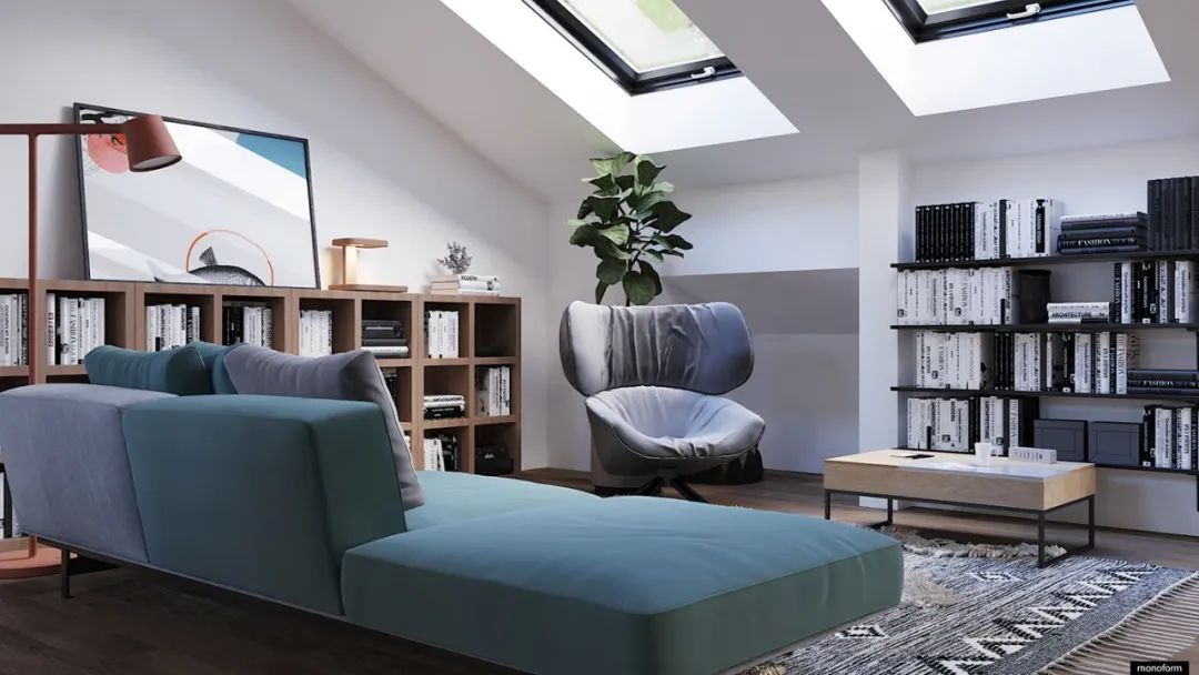 MONOFORM Private Villa | 阳光斜顶，自然清新-5