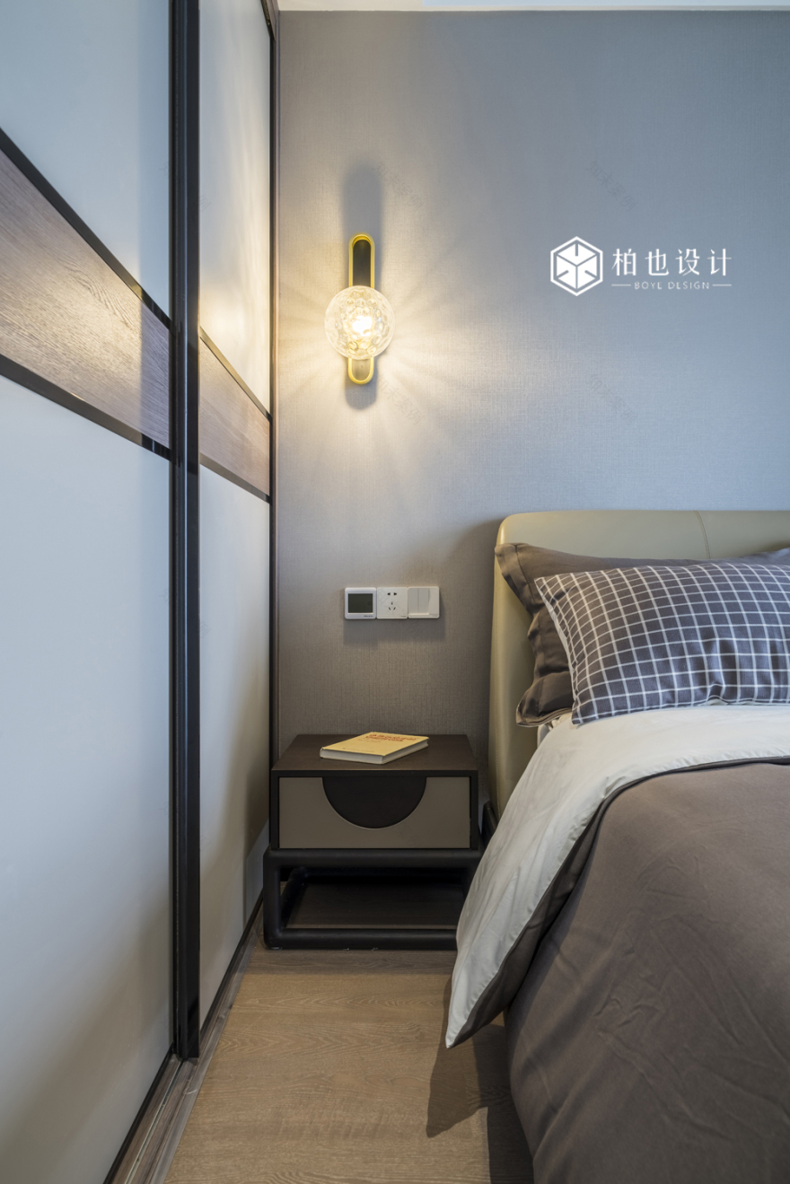 天门柏也设计&150㎡简约湖畔美宅-29