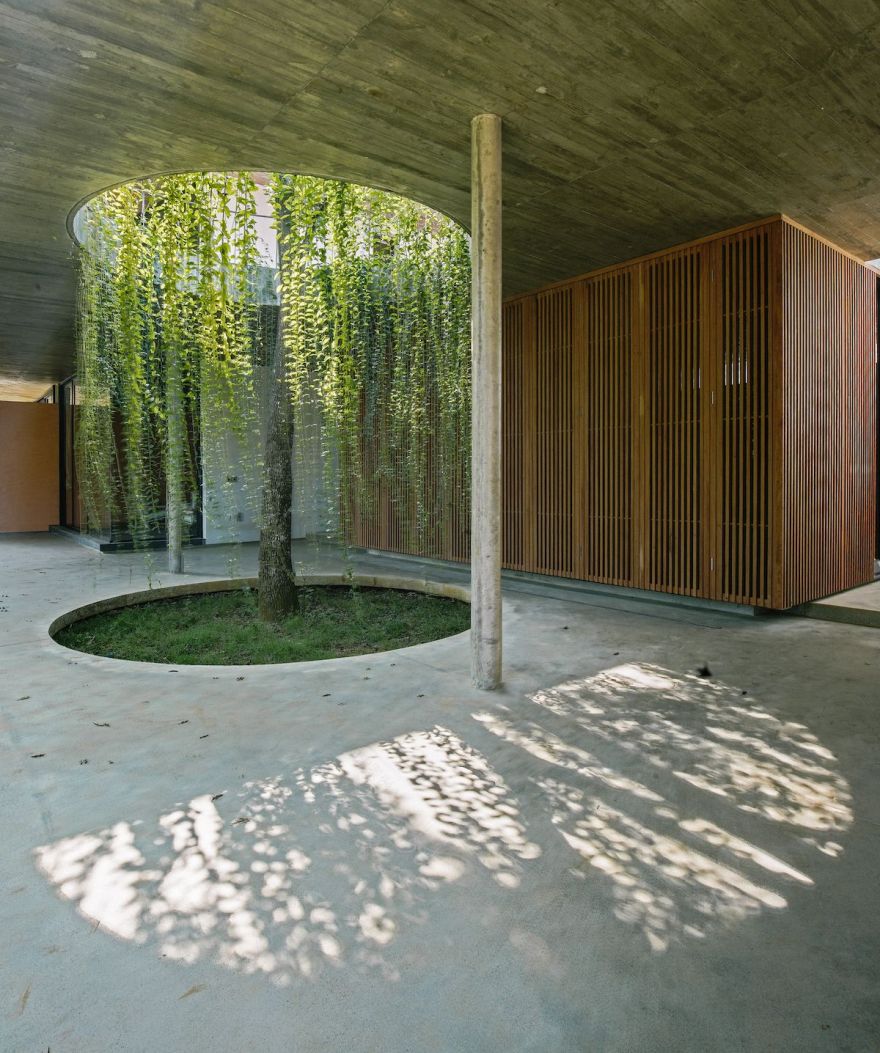 Ba Vì森林中的开放互动生活空间-20