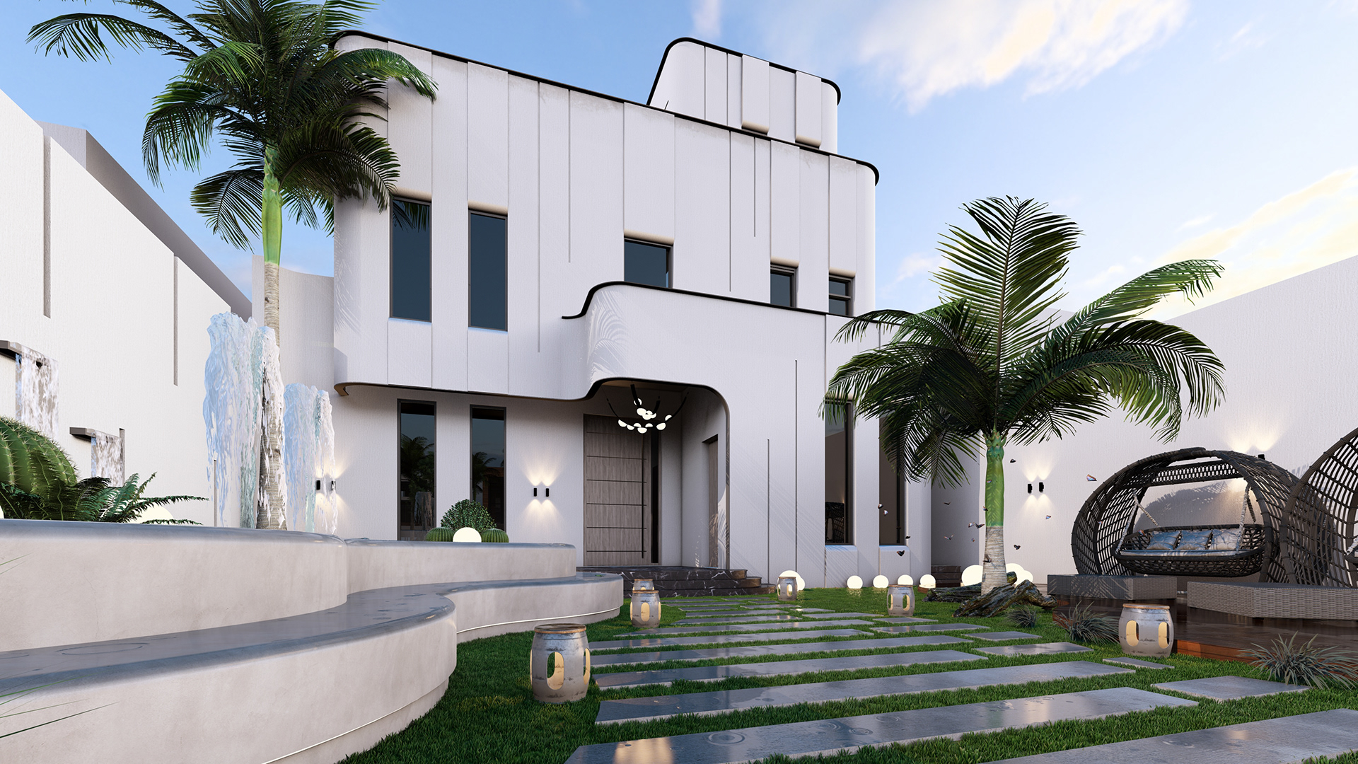 科威特现代别墅-2