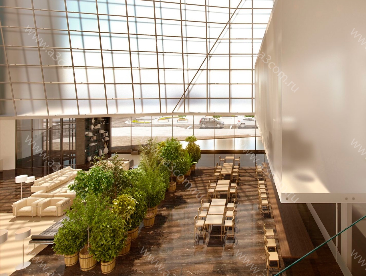 БЦ “Демидов” 大堂,门厅及公共区域设计项目丨俄罗斯莫斯科丨Атриком-0