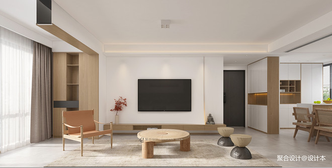 25万元三居130平米装修案例·燕麦色清新文艺的家-8