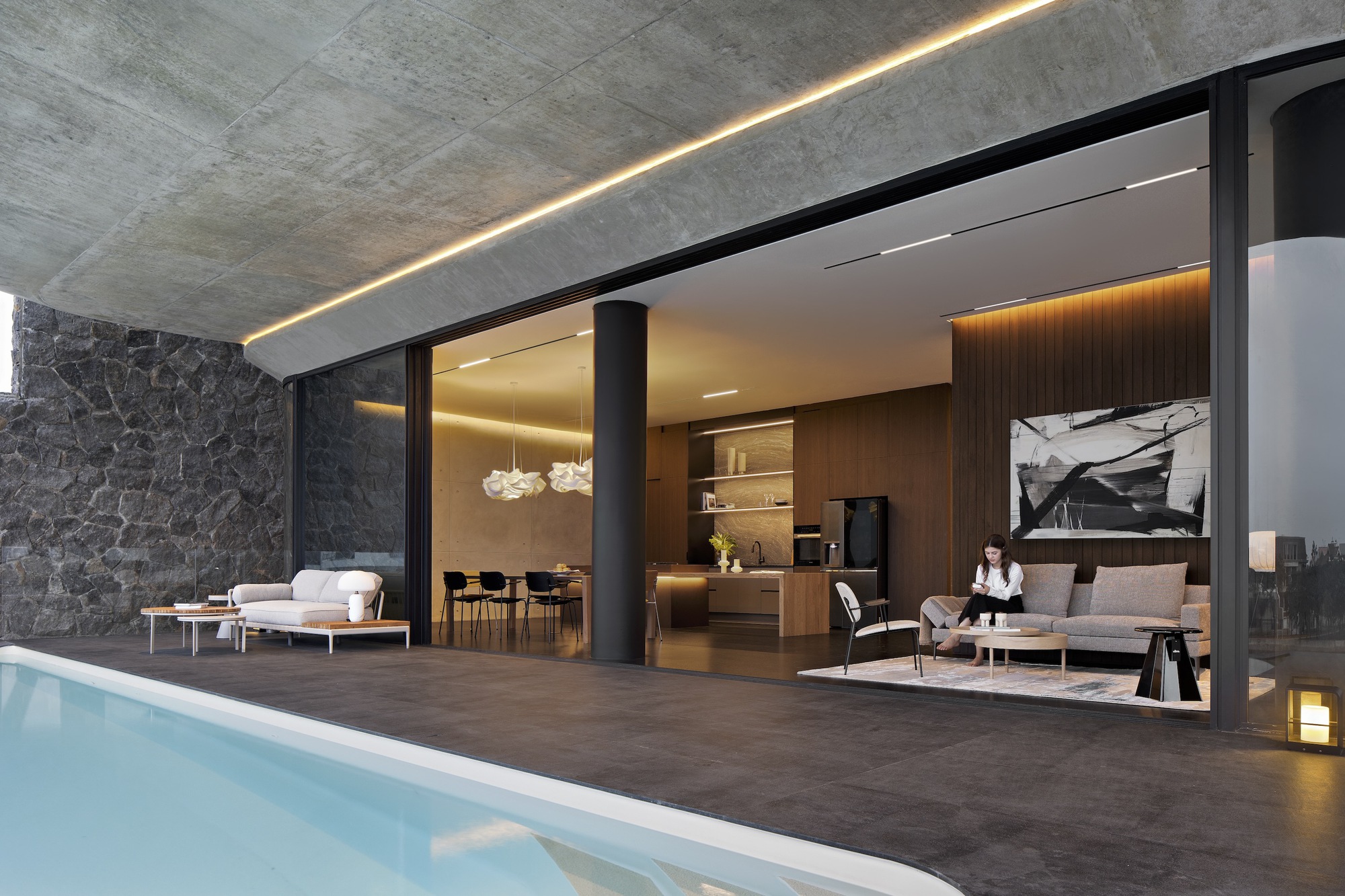 V 形高脚屋丨印度丨KThengono Design Studio-26