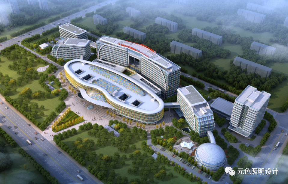 叶脉 ▏乌鲁木齐儿童医院(城北)照明设计-1