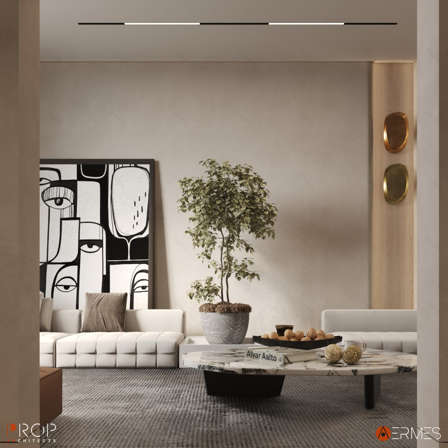 优雅的室内别墅丨沙特阿拉伯吉赞丨PROP & AERMES ARCHITECTS-24