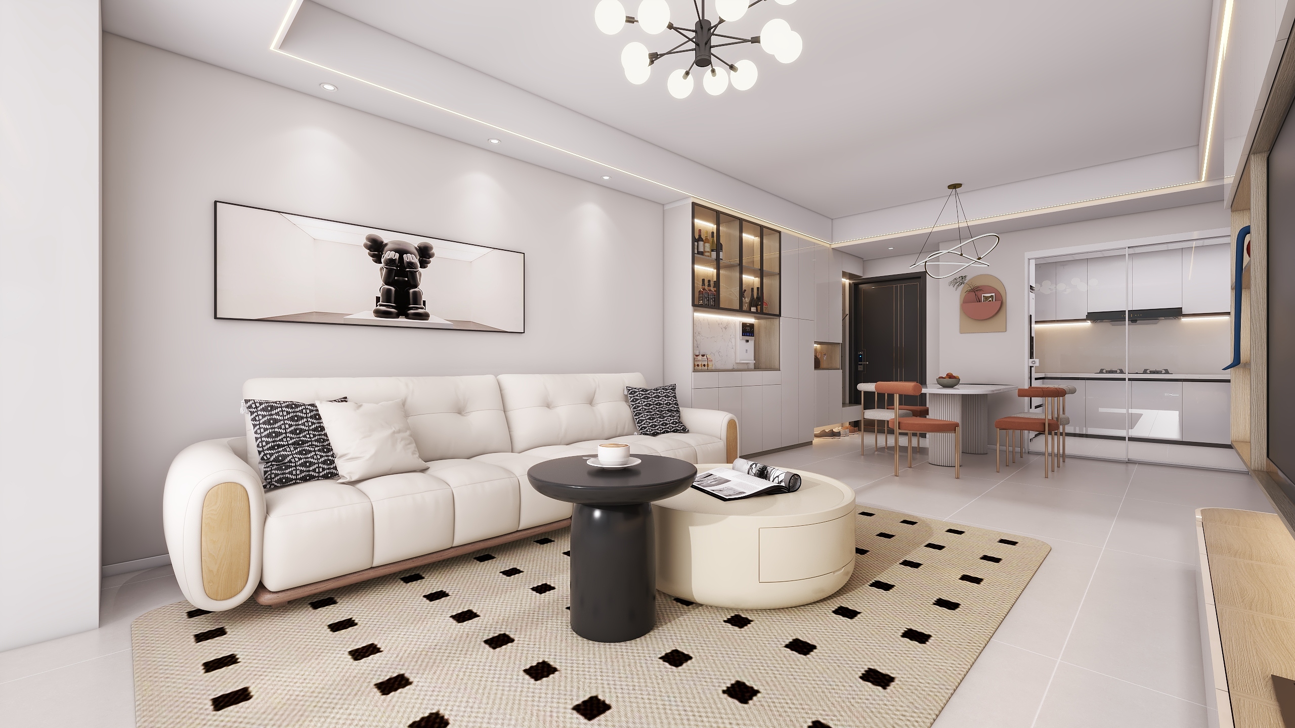 湖南张家界博泰状元府（118平方现代简约三居室）-11