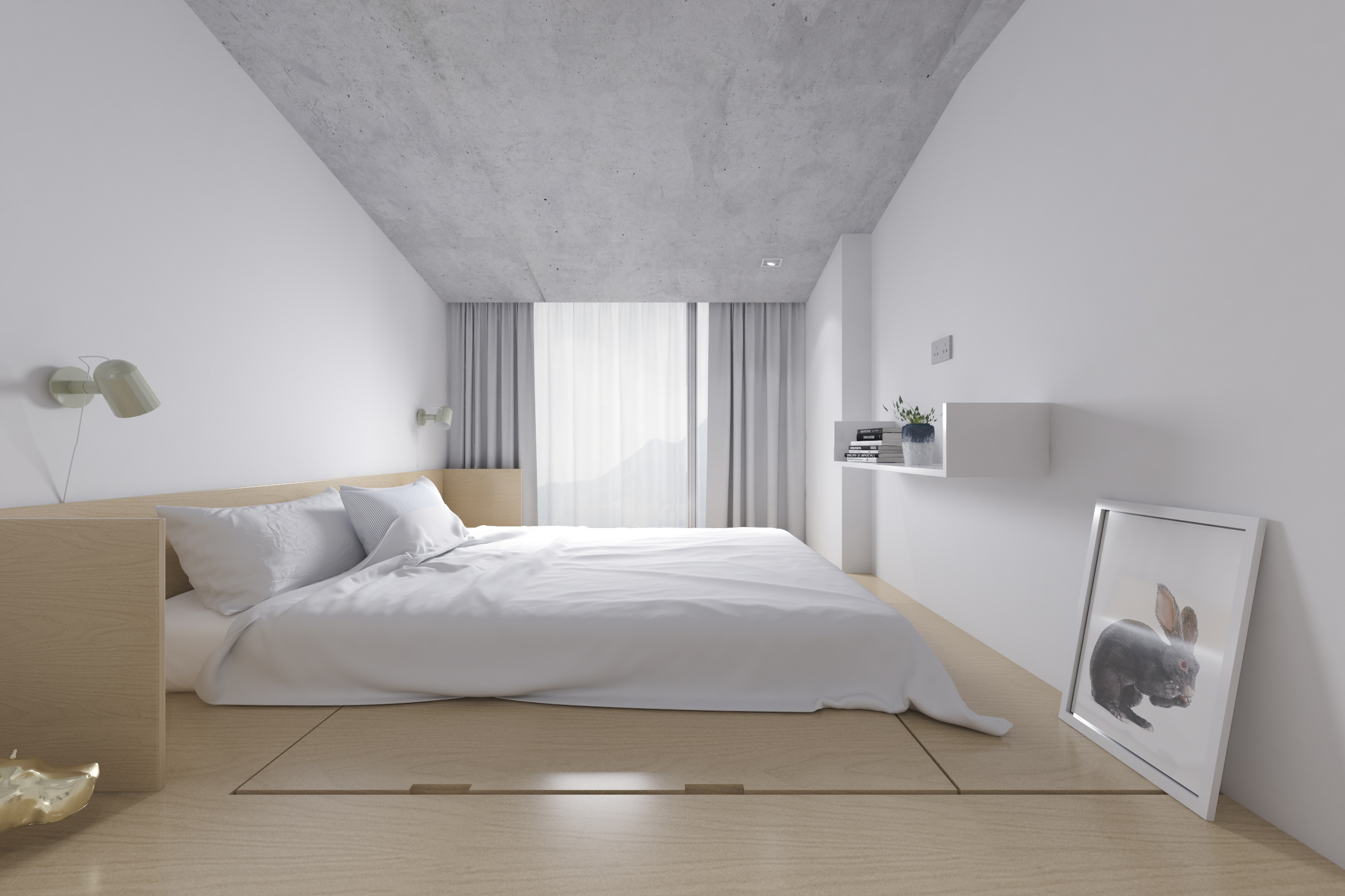 青岛万科城原木极简风,少即是多之美-11