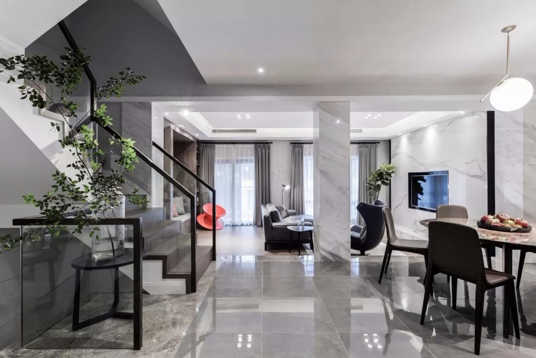 重庆 460㎡现代简约别墅 设计师蒋丹与刘霈婷的完美之作-3